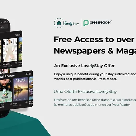 Lovelystay - Downtown With Pool, Ac And Balcony بورتو